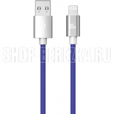 AKSBERRY (6900327670013) X165 Liquid silicone USB A -Lightning, синий