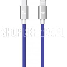 AKSBERRY (6900327680012) X165 Liquid silicone Type-C -Lightning, синий