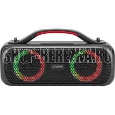 DIGMA Колонка порт. D-PS1531 черный/черный 40W 2.0 BT 10м 3000mAh (SP1531B)