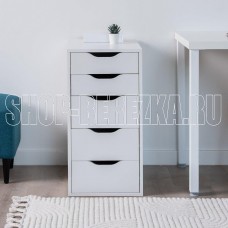 ГУД ЛАКК S00388 Ингар 5 комод 36x71x53, белый (1 пак.)