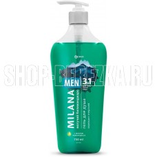 GRASS 125782 Milana MEN Могучий Килиманджаро с маслом лемонграсса (750мл)