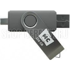 MORE CHOICE (4620202559111) USB 128GB 2.0 Type-C МФ128а Black