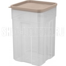 SUGAR&SPICE SE225510005 Honey 0,75 л квадратная латте для сыпучих продуктов