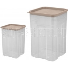 SUGAR&SPICE SE225610005 Honey 0,75л + 0,2л квадратных латте для сыпучих продуктов