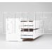 ГУД ЛАКК S00265 Варма 4Д комод 160х54х40 белый (2 пак.)