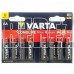 VARTA Батарея LongLife Max Power Alkaline LR6 BL5+3 AA (8шт) блистер