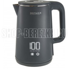 DELTA LUX DE-1023 gray (1,8л. металл/пластик)