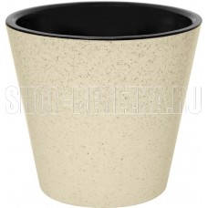 HOMVER Pepper D160мм, 1,6л с дренажной вставкой (светло-бежевый) 221606425/01 HOMVER Pepper D160мм, 1,6л с дренажной вставкой (светло-бежевый) 221606425/01