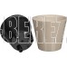 HOMVER Rosemary D200мм, 4л с дренажной вставкой (бежевый) 221600127/01