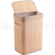 РЫЖИЙ КОТ Корзина для белья складная, узкая, с откидной крышкой, 30*40 см (частичное открытие) (108704)