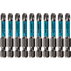 GROSS Бита торсионная PZ3 x 50 мм, для ударных шуруповертов, 10 шт. 11496