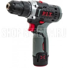 P.I.T. Дрель аккум. PBM12K-10A/1 X-DRIVER (12В, 22Нм, 10 мм, 2ск, 0-350/1350, 1х2,0Ач, ЗУ, коробка)