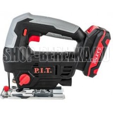 P.I.T. Лобзик аккум. PST20H-70A/1 (20В, 70мм,0-2400об/мин, БЗП, маятн., 1акб 2Ач, ЗУ, кейс)