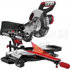 P.I.T. Пила торцовочная аккум. бесщёточная PMS20H-210A SOLO (20В, Ø210мм, накл45°, протяжка, лазер)