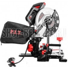 P.I.T. Пила торцовочная электрич. PMS210-C (1400Вт, Ø210мм, 3900об., влево 45°, пропил 115мм, лазер)