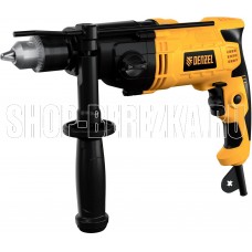 DENZEL Дрель ударная IDD-1050-2, 1050Вт, 0-1200/0-3200 об/мин, 0-19200/0-51200 уд/мин, 2 скор.//