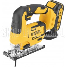 DENZEL Лобзик аккумуляторный CJH-20-80, Li-Ion, 20 В//