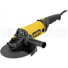 DENZEL Машина шлифовальная угловая AGL230-2600, 2600 Вт, 230 мм, 6600 об/мин//