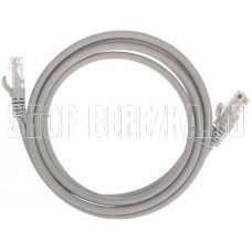 REXANT Патч-корд U/UTP, CAT 6, RJ45-RJ45, 26AWG, LSZH, серый, 2м