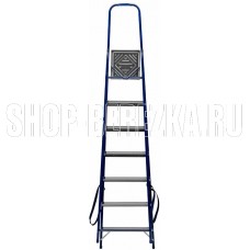 СИБРТЕХ Стремянка, 7 ступеней, стальная, оцинкованная 97839