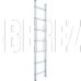 СИБРТЕХ Лестница приставная, 7 ступеней, 97827