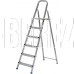 СИБРТЕХ Стремянка, 6 ступеней, стальная, оцинкованная 97838
