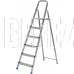 СИБРТЕХ Стремянка, 6 ступеней, стальная, оцинкованная 97838