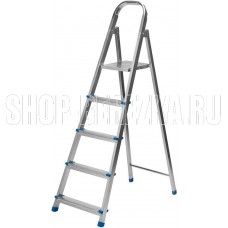 СИБРТЕХ Стремянка, 5 ступеней, стальная, оцинкованная 97837