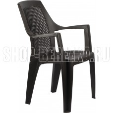 DECORONA DC628920011 DeVeranda садовое 580x625x880 мм, квадратная сетчатая спинка, теплый орех