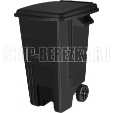 SPIN&CLEAN SC700521028 Freestyle для мусора с крышкой на колесах 130л (PP), черный