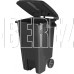 SPIN&CLEAN SC700521028 Freestyle для мусора с крышкой на колесах 130л (PP), черный