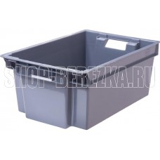 ТАРА.РУ Север помнит 125-2 ВС полимерный 600х400х250 сплошной серый (35601)