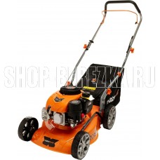 MAXPILER Газонокосилка бензиновая MLM-41M (4 л.с, Ø410мм, высота кошения 25-75мм, 45л)