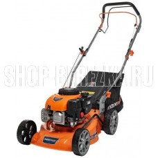 MAXPILER Газонокосилка бензиновая MLM-41S (4 л.с, самоходная, Ø410мм, высота кошения 25-75мм, 45л)