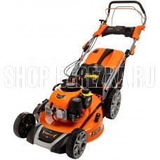 MAXPILER Газонокосилка бензиновая MLM-51SE (5,5л.с, эл.старт, самоходная, Ø510мм, выс.30-80мм, 70л)