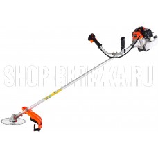 MAXPILER Триммер бензиновый MGT-56 (3,2л.с, 56 см³, 2-т, диск 40 зуб, ремень, неразъемная штанга)