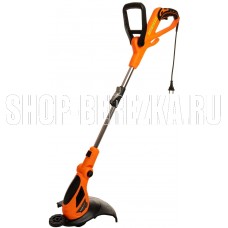 MAXPILER Триммер электрич. MET-600 (600Вт, 10000 об/мин, Ø300 мм, D-обр. рукоятка, телескоп. штанга)