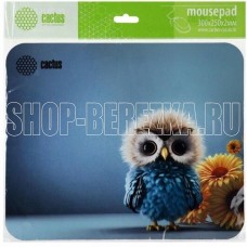 CACTUS Owl gray рисунок 300x250x3мм (CS-MPC-D12M) CACTUS Owl gray рисунок 300x250x3мм (CS-MPC-D12M)
