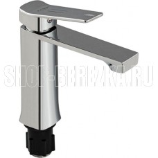 FABIA 9741 Смеситель для раковины шаровый, литой квадратный корпус, цвет ХРОМ