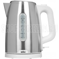 BRAUN Чайник электрический WK1500WH, 1.7л, металл/пластик BRAUN Чайник электрический WK1500WH, 1.7л, металл/пластик