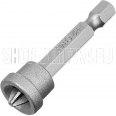 СИБРТЕХ Бита PH2x50 мм с ограничителем для ГКЛ, 2 шт., CrMo//