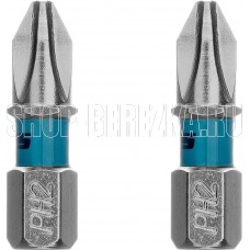 GROSS Бита PH2х25мм, сталь S2, шестигр., 2 шт.//