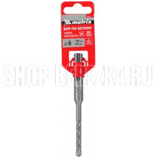 MATRIX Бур по бетону, 6 x 110 мм, SDS PLUS c крестовой пластиной//