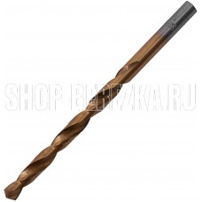 MATRIX Сверло по металлу, 5 мм, HSS, нитридтитановое покрытие, цилиндрический хвостовик//