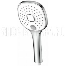 GOLDEN FOX S1189 Лейка д/душа 3-реж. d117 квадрат перекл.кнопкой ABC пластик блистер