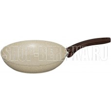 RASHEL R-2220 алюминиевая 20 см с индукционным дном,а/п покрытие; цвет: кремовый гранит