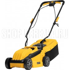 DENZEL Газонокосилка электрическая GMC-1200, шир.,32см, 1200 Вт, 3 уров., травосб. 30 л//