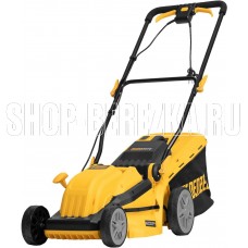 DENZEL Газонокосилка электрическая GMC-1800, шир. 38см, 1800 Вт, 6 уров., травосб. 35 л//