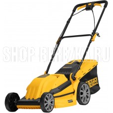 DENZEL Газонокосилка электрическая GMC-2000, шир. 44см, 2000 Вт, 6 уров., травосб. 45 л//