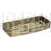BRIMIX 5655-MG Полочка литая, прямоугольная, одинарная, из нержавеющей стали, цвет МАТОВОЕ ЗОЛОТО
